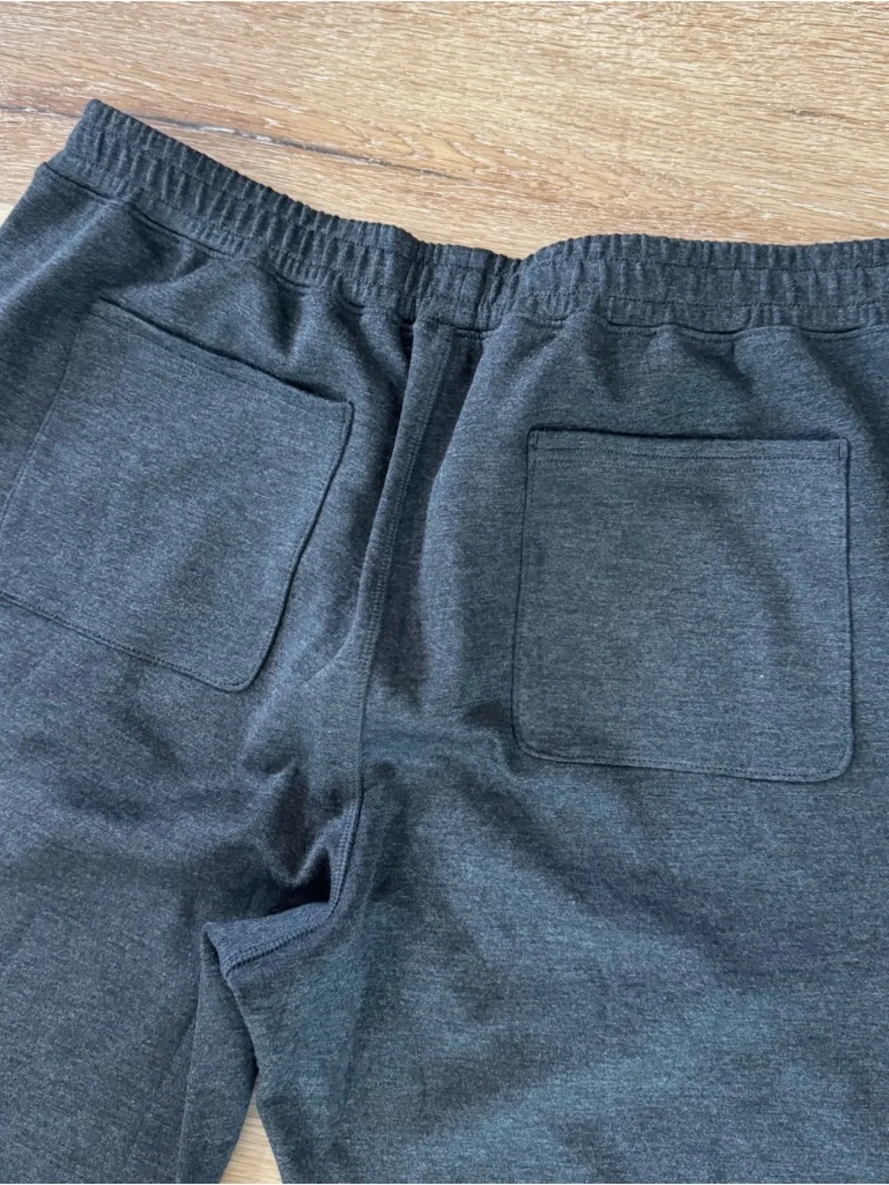 J.Crew Women’s Heather Charcoal Scuba-Knit Jogger Pant w/ Velvet Trim Sz XL NWT